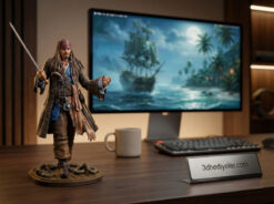 Kaptan Jack Sparrow - Karayip Korsanları Figürü