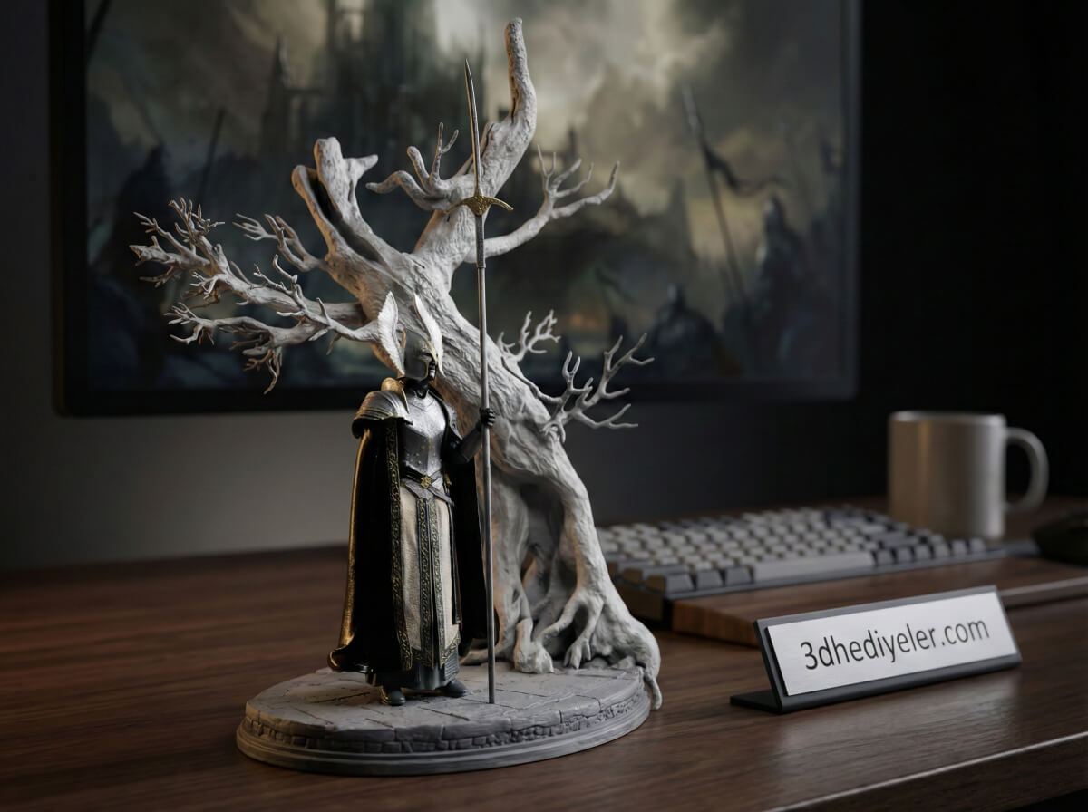 Gondor’un Beyaz Ağaç Muhafızı Figürü - LOTR