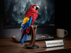 Sultan Papağanı Figürü - Renkli ve Gerçekçi